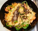 焼きそばナポリタン風作り方7写真