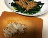 納豆チーズ♡菊芋・ほうれん草入り作り方4写真