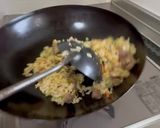 福岡のうどん屋のアレ、博多かしわ飯風炒飯作り方8写真