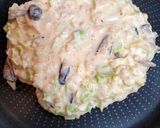 簡単ランチ!キャベツとキノコのお好み焼き作り方6写真
