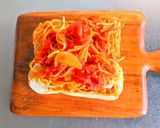 絶品ナポリタン玉子トースト作り方6写真
