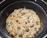 牛肉大和煮缶の炊き込みご飯作り方6写真