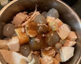 タケノコと豚ひき肉の煮物作り方4写真