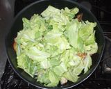 野菜炒め♪簡単レシピ鶏むね肉キャベツ椎茸作り方6写真