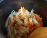 けんちん風豆腐と白菜の具だくさんスープ作り方2写真