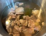 すき焼きのタレで牛すじの甘辛煮作り方4写真
