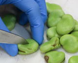 そら豆と干しエビのかき揚げ作り方1写真