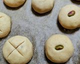 ★低糖質‼🍎ジャム🍇・ピスタチオぱん2品作り方7写真