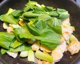 鶏むね肉と青梗菜のクリーム煮込み作り方4写真