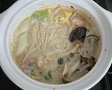 塩分控えめ きのこ豆乳鍋　ダイエットに！作り方3写真