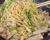 和風豆乳クリームパスタ（豆苗入り）作り方13写真