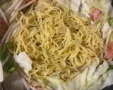 カレー風味ウインナー塩焼きそば♫お弁当にも作り方4写真