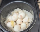 横浜発♡炊飯器で焼いたような塩味の卵作り方4写真