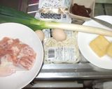 味噌煮込みうどん♪簡単鶏肉長ネギ作り方1写真