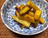 簡単　甘いさつまいものバタースティック作り方5写真