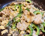 超簡単！材料は3つだけ！ゴーヤチャンプル作り方5写真