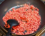 レンジ蒸しナスで★ジューシーな麻婆ナス丼作り方5写真
