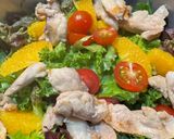 鶏ももとオレンジのデリ風コンフィサラダ作り方4写真