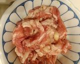 揚げ焼きで簡単!お弁当に豚小間のカリカリ唐揚げ作り方1写真