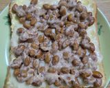 ゆずぽんで☆あとのせ納豆トースト作り方4写真