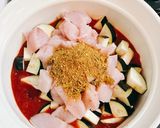 鶏胸肉とナスとオクラのヘルシー無水カレー作り方5写真