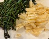 簡単　わらびのおひたし　滋味深い味作り方3写真