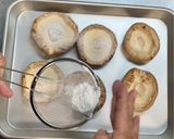 肉厚しいたけの塩麹肉詰め作り方2写真