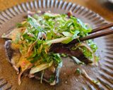 鰹のカルパッチョ、野菜ソースと薬味作り方4写真