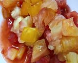 ハワイアンパイナップルと麗月を使ったじゅわ鶏皮作り方3写真