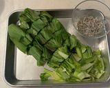 おかんレシピ𓀤𓀣じゃこと小松菜の炒めもの作り方1写真