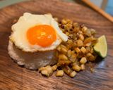 タイ料理好きに捧ぐ＊イカとセロリのガパオライス風作り方4写真