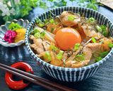 簡単・節約！卵でとじない我が家の親子丼作り方5写真