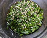 やわらか食感!厚揚げのニラダレ煮作り方2写真