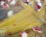 ワンパン【タコと大葉のペペロンチーノ】作り方4写真
