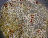 ガツンと！しらすと菜の花のペペロンチーノ作り方6写真