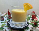 Xmas♪オレンジとマンゴーのラッシー作り方2写真