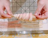 可愛い♡ツートンツイスト♡マーブルコロネ作り方6写真