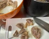 鶏肉出汁と賄い鶏甘辛煮作り方7写真