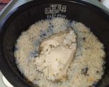 バタフライピー鶏めし〜ニラダレをかけて〜作り方4写真
