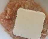 鶏ひき肉と豆腐のヘルシーミニバーグ😋作り方1写真