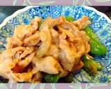 美味簡単 ピーマン炒め豚肉甘辛炒めのせ作り方9写真