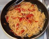 豚肉とパプリカのパスタ作り方9写真