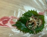 豚しゃぶ肉の大葉みょうが巻き作り方2写真