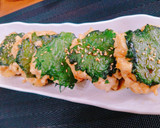 ＊鶏ひき肉と大葉のはんぺんふわふわ焼き＊作り方6写真