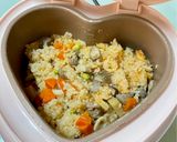 筑前煮deコチュジャン入り炊き込みご飯作り方6写真