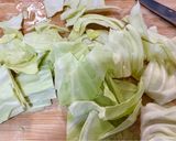 豚ミンチとキャベツの味噌炒め丼作り方2写真
