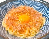 かつおぶしの和風カルボナーラ風作り方4写真