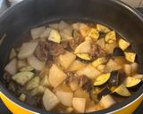 茄子と大根の牛肉しぐれ煮作り方5写真