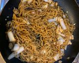 白菜エリンギ☆卵と焼きそばのパリパリ焼き作り方4写真