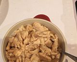 大豆のお肉でカリカリ！止まらない一品！作り方1写真